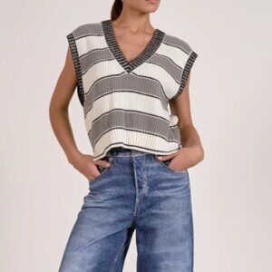 Elan Slate Sleeveless Sweater